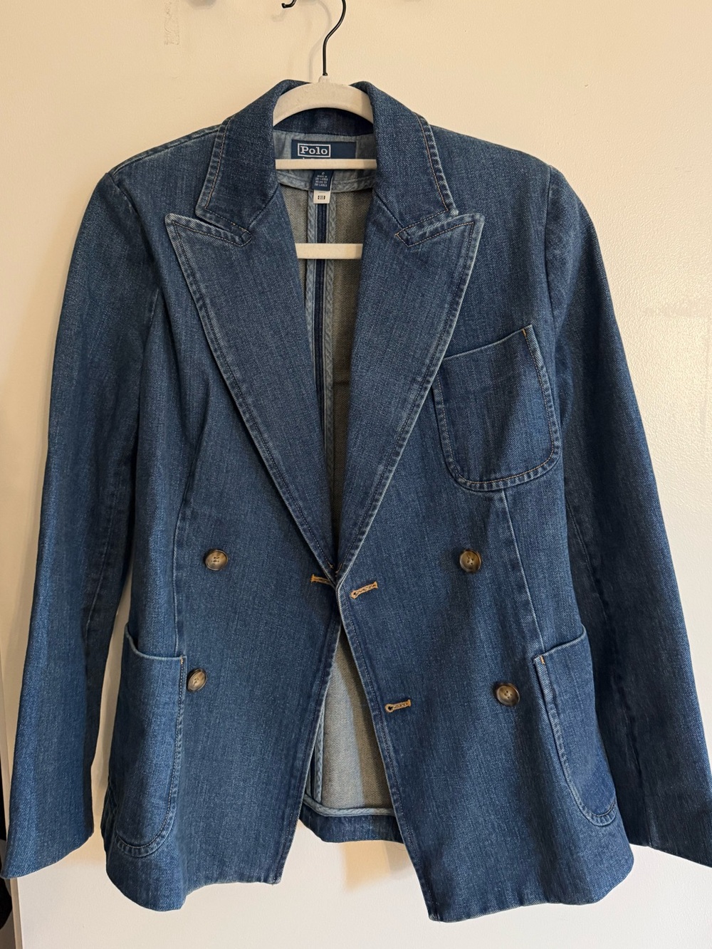 Polo by Ralph Lauren Denim Double-Breasted Blazer